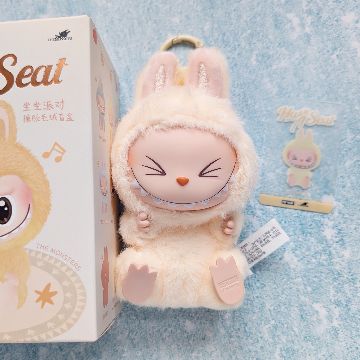 Pop Mart Have a Seat Series Labubu - SISI (Orange Yellow)